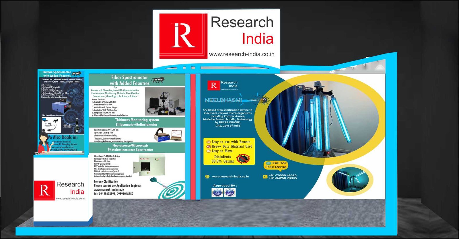 research stall